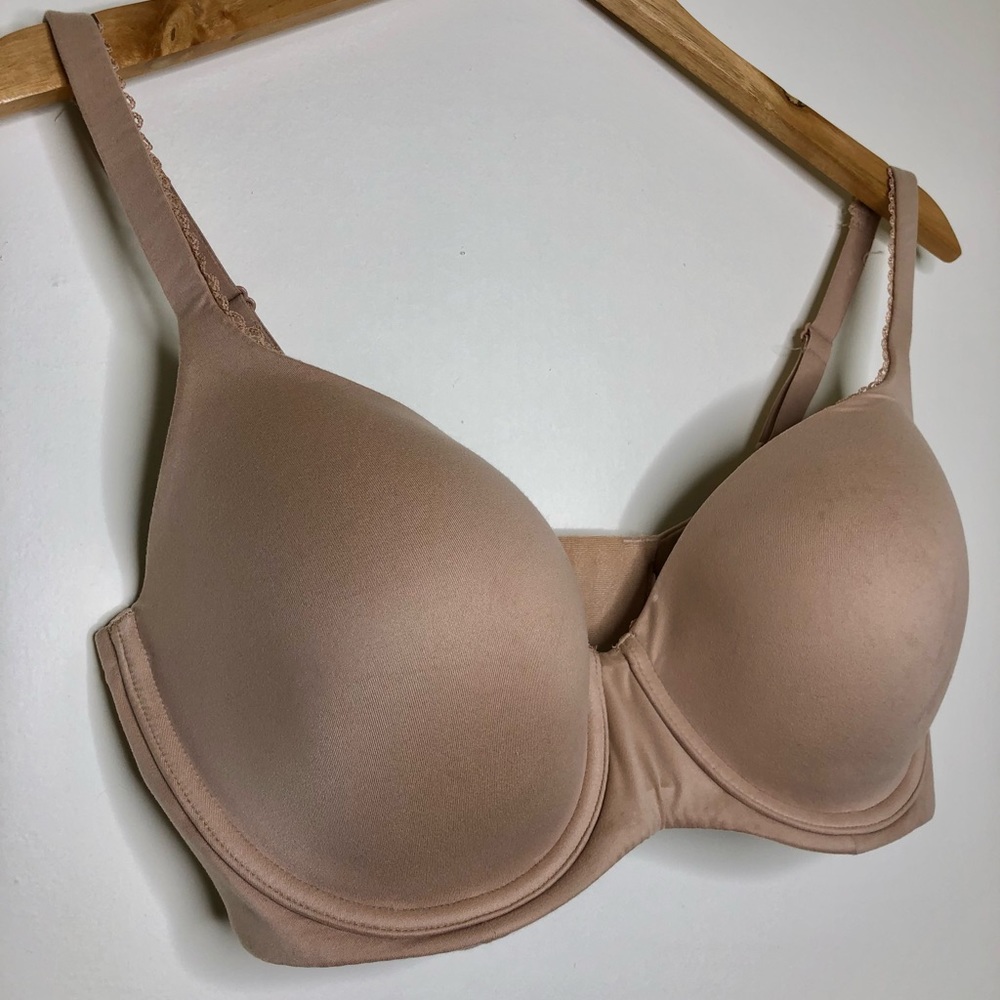 Body by Victoria Secret Lightly Lined Demi-Bra Size 34DDD New with Tags Nude